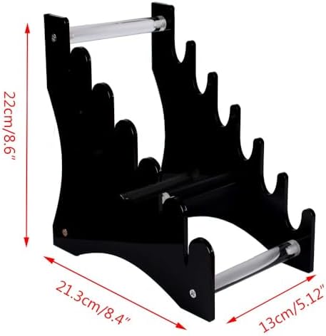Premium Acrylic Knife Display Stand for Home or Office