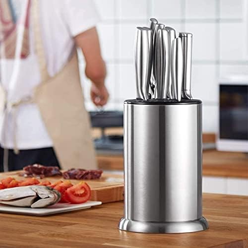 Sturdy Stainless Steel Knife Holder with 7-Slot Organization