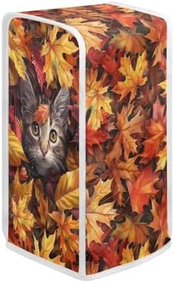 Goronwyfloyd Maple Leaf and Cat Dust Cover for Can Opener
