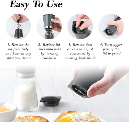 Balamno Professional Salt Pepper Grinder