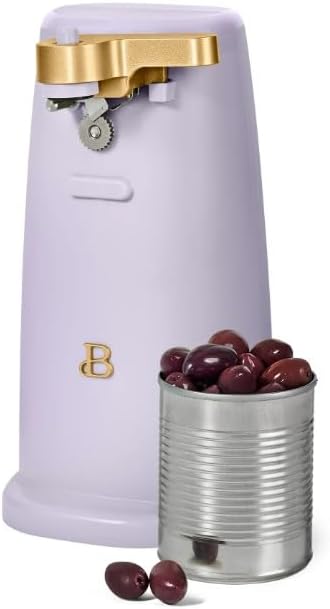 Elegant Safe-Cut Electric Can Opener Lavender by Drew Barrymore