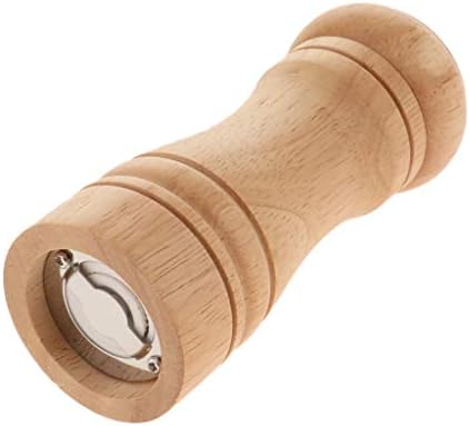 Luzhengyang wood pepper grinder set - adjustable coarse-fine premium kitchen tool 5 inch