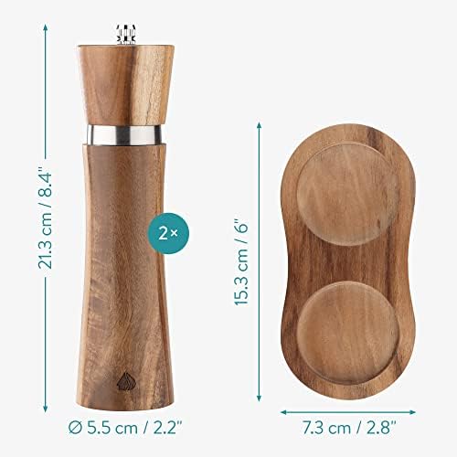 Hearty Salt and Pepper Grinder Set