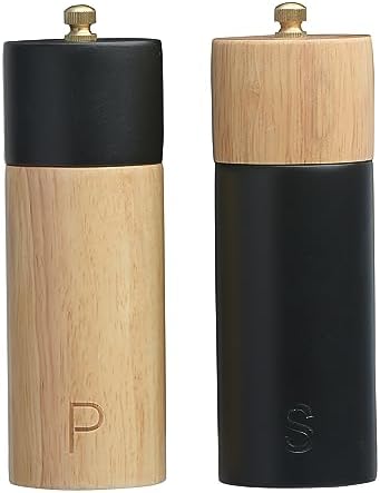 Modern Two-Tone Salt Pepper Mills