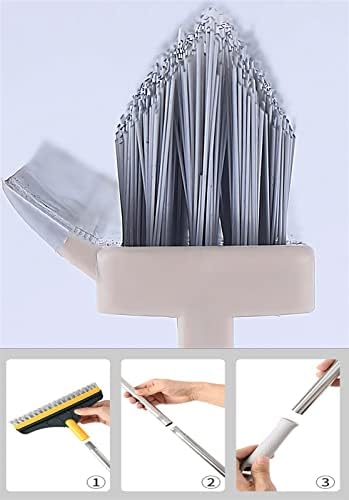 Webahow2 in 1 Floor Scrub Brush with Long Handle