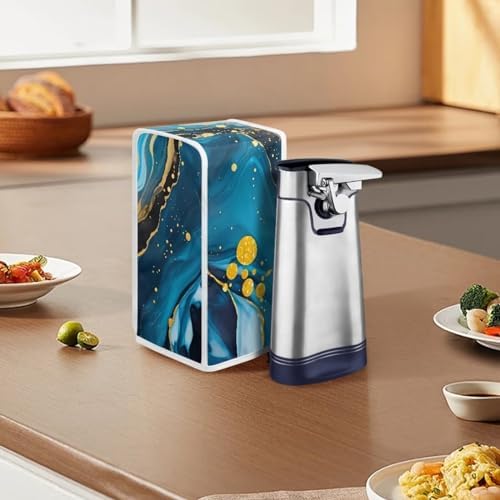 Oamsistay Blue Marble Print Dust Cover for Can Opener