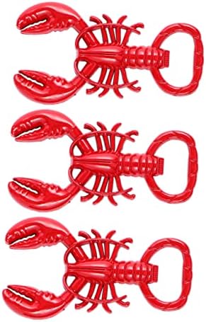 3-Piece Crawfish Bottle Opener Keychain