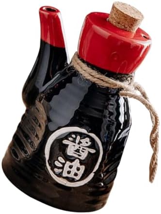Japanese Style Ceramic Condiment Dispenser with Cork