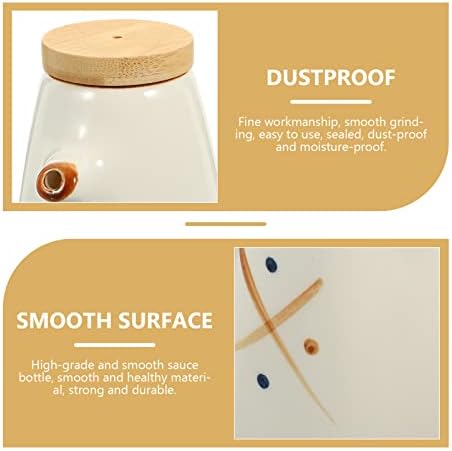 Elegant Ceramic Oil Dispenser for Kitchen Dining