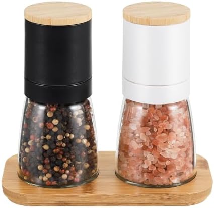 VUCCHINI STEMLESS Salt Pepper Grinder Set