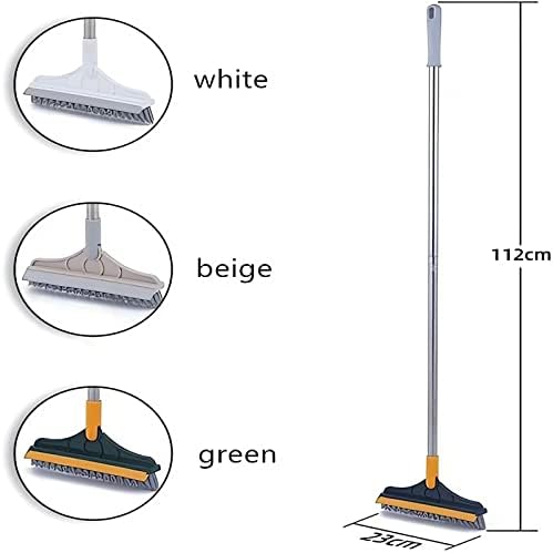 Webahow2 in 1 Floor Scrub Brush with Long Handle