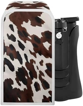 TODIYADDU Brown Cow Can Opener Cover with Dust Protection