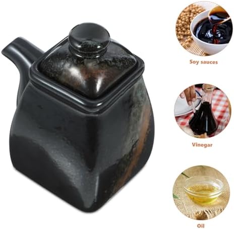 Japanese Soy Sauce Dispenser Ceramic Kitchen Ose Gaseru Oiw Shell 95mm