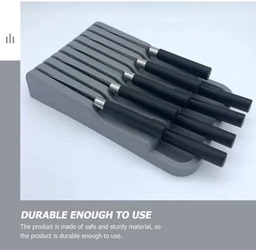 PACKOVE Sharp Durable Kitchen Knife Block