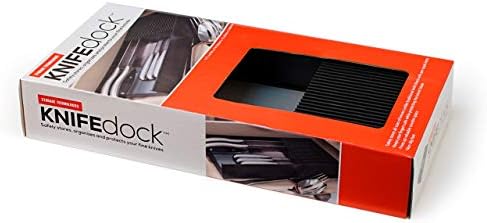 Knife Dock Plastic Knife Drawer Organizer for Kitchen Storage