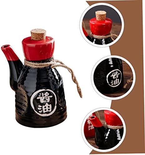 posh black sauce dispenser