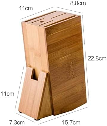 ZAEGO Bamboo Knife Holder Durable Kitchen Tool Storage