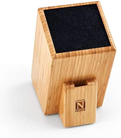 Bamboo Knife Storage Block Slash 10-Inch