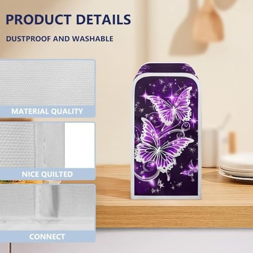 ZUXONGSY Purple Electric Can Opener Dust Cover