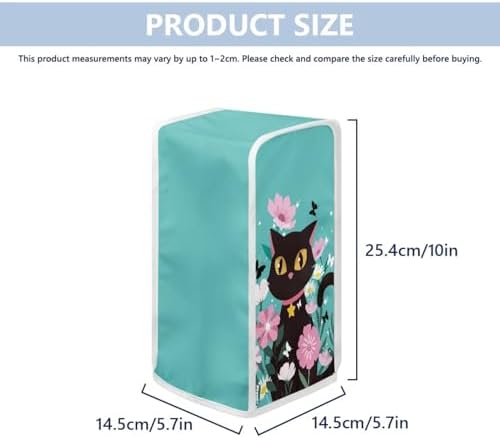 Annejudy Black Cats Electric Can Opener Cover Dust and Stain Resistant