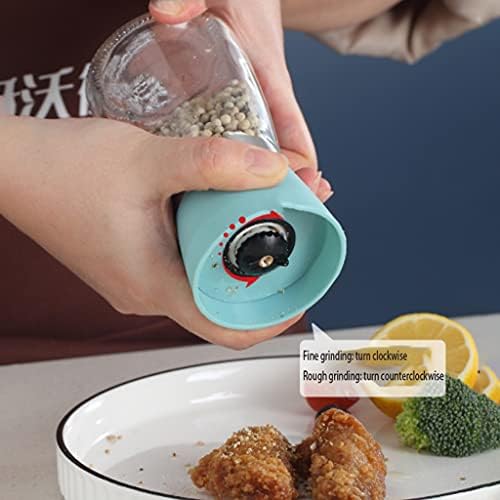 Professional Salt Pepper Mill Set Refillable Durable