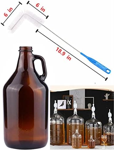 High-Quality Glass Bottle Brush Set for Fermentation Cleaning