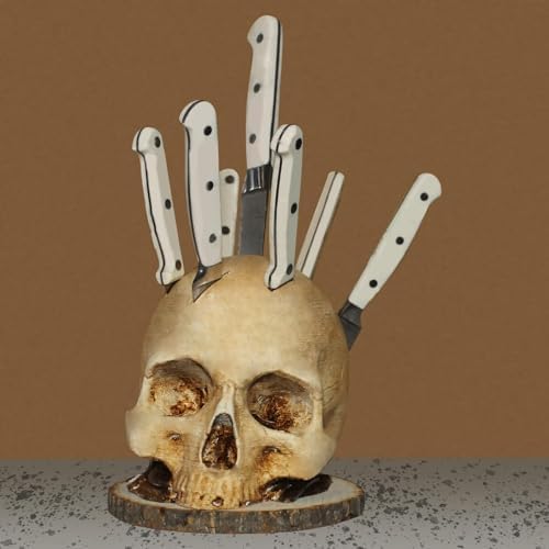 Gothic Spider Halloween Knives Decorative Mulong Skeleton Deck Holder