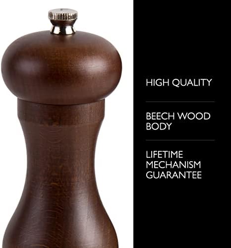 Premium Wooden Salt Grinder Bin from Cole Mason