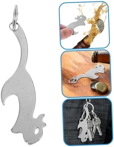 Beverage Bottle Opener with Creative Key Chain Design