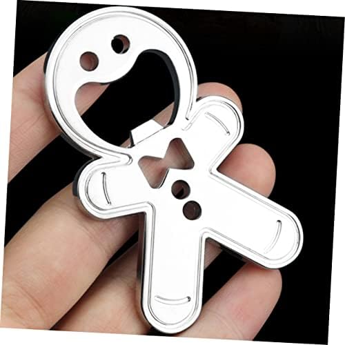 Cabilock 2pcs Zinc Alloy Bottle Opener Keychain
