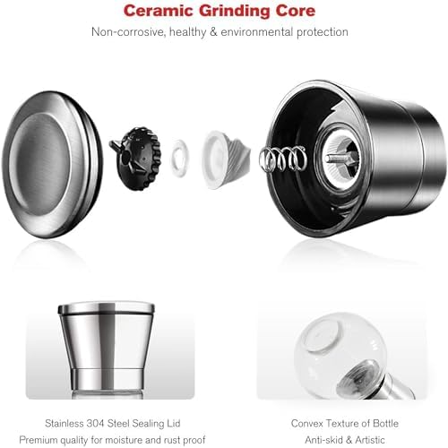 Bonris Salt Pepper Grinder Set