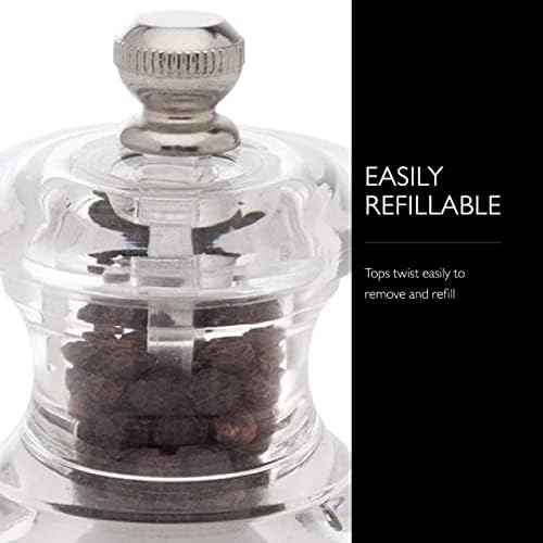 Cole Mason Button Mini Salt Pepper Mill Gift Set