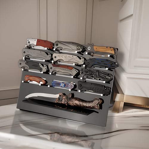 13 Knives Display Organizer Acrylic Storage Rack