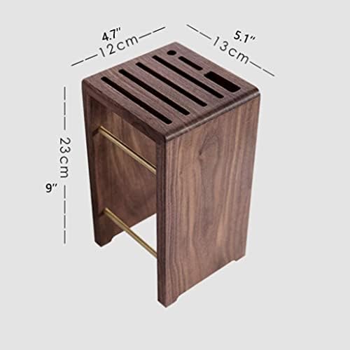 ZAEGO Kitchen Knife Holder Solid Wood Knife Block for Kitchen Accessories