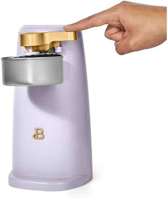 Elegant Safe-Cut Electric Can Opener Lavender by Drew Barrymore