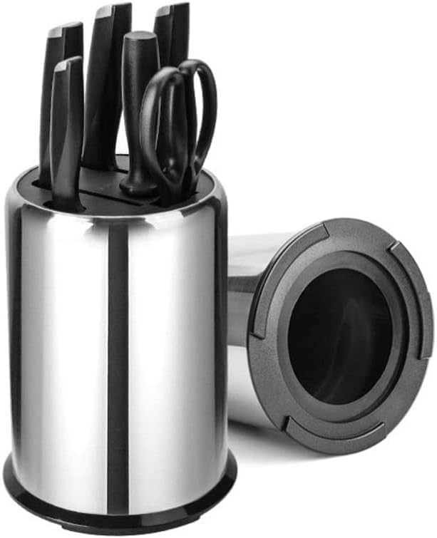 Sturdy Stainless Steel Knife Block