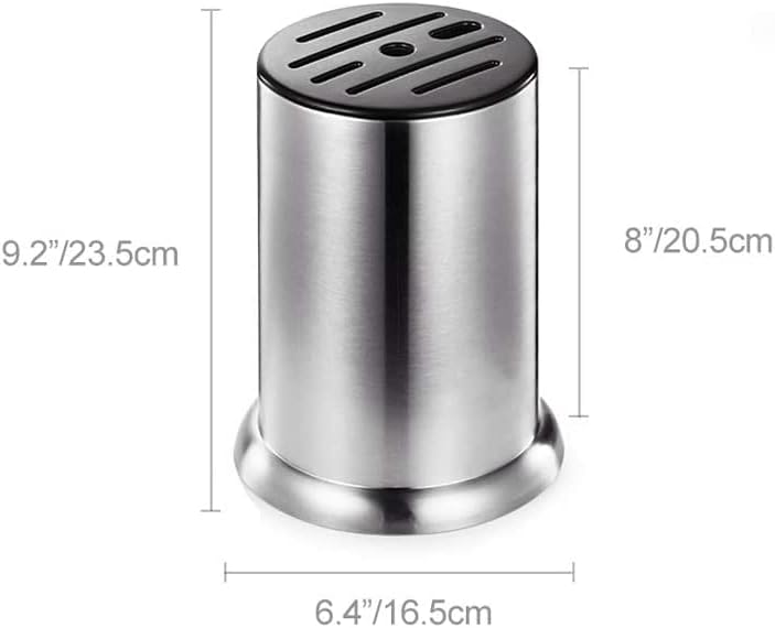 Sturdy Stainless Steel Knife Holder with 7-Slot Organization