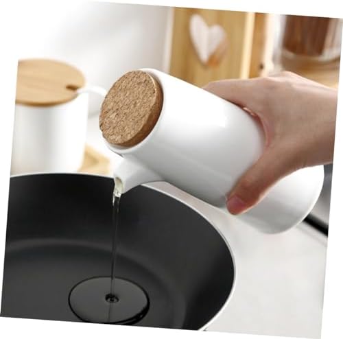 All-In-One Oil Dispenser Set Unique Kitchen Design with Ceramic Bamboo Construction