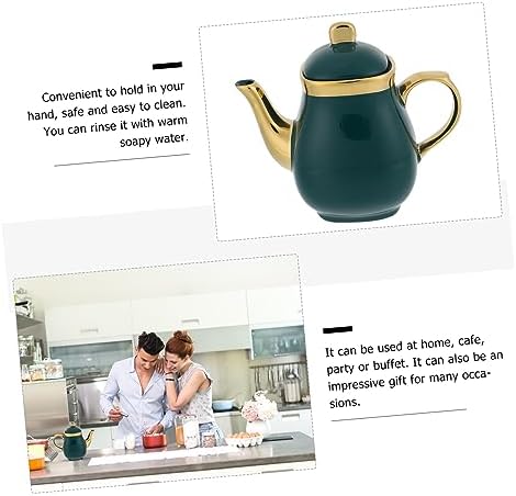 Garneck Unique Ceramic Oil Vinegar Condiment Bottles