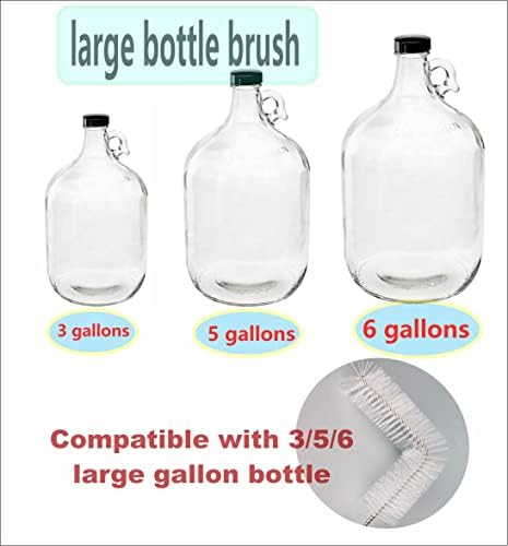 High-Quality Glass Bottle Brush Set for Fermentation Cleaning