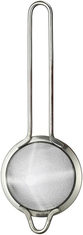 Fine Mesh Cocktail Strainer - Stainless Steel Long Handle Set of 2