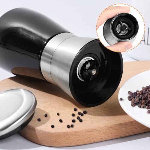 Perfect Premium Salt Pepper Grinder Set with Adjustable Settings