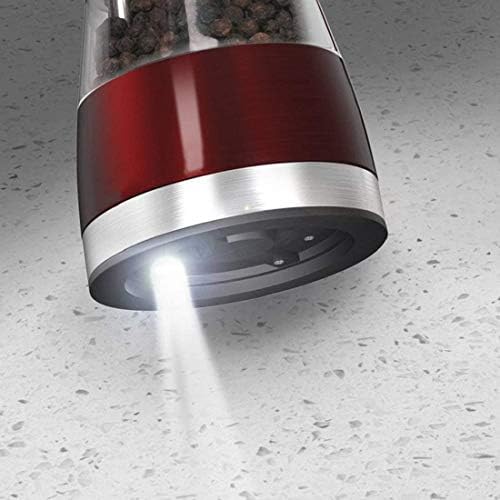 Compact 2-Piece Salt Pepper Grinder Set