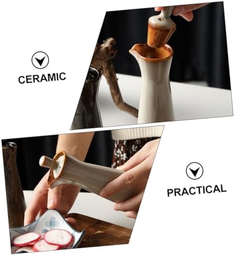 Japanese Pottery Oil Bottle Dispenser