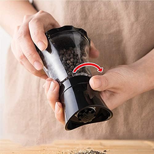 Salt and Pepper Mill Set Adjusted Coarseness Manual Salt and Pepper Grinder Set
