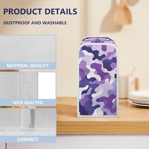 Premium Purple Camo Can Opener Cover