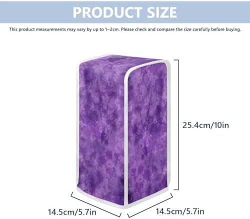 Purple Tie-Dye Can Opener Cover