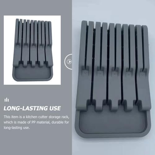 PACKOVE Sharp Durable Kitchen Knife Block