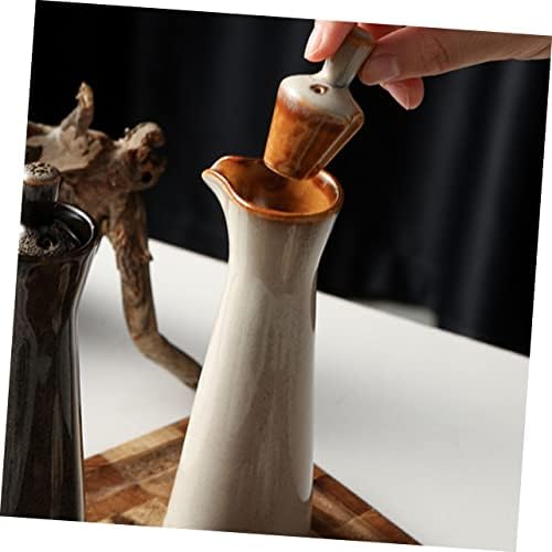 Japanese Pottery Oil Bottle Dispenser