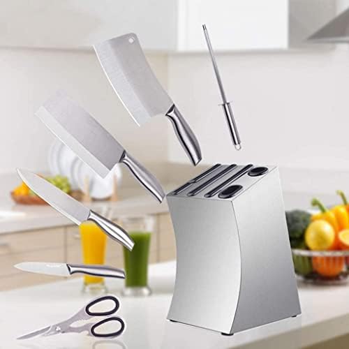 Sturdy stainless steel knife holder for easy storage